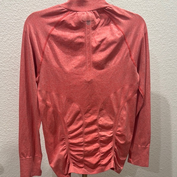 Athleta Coral Long Sleeve Zip-Up Top - Picture 6 of 9